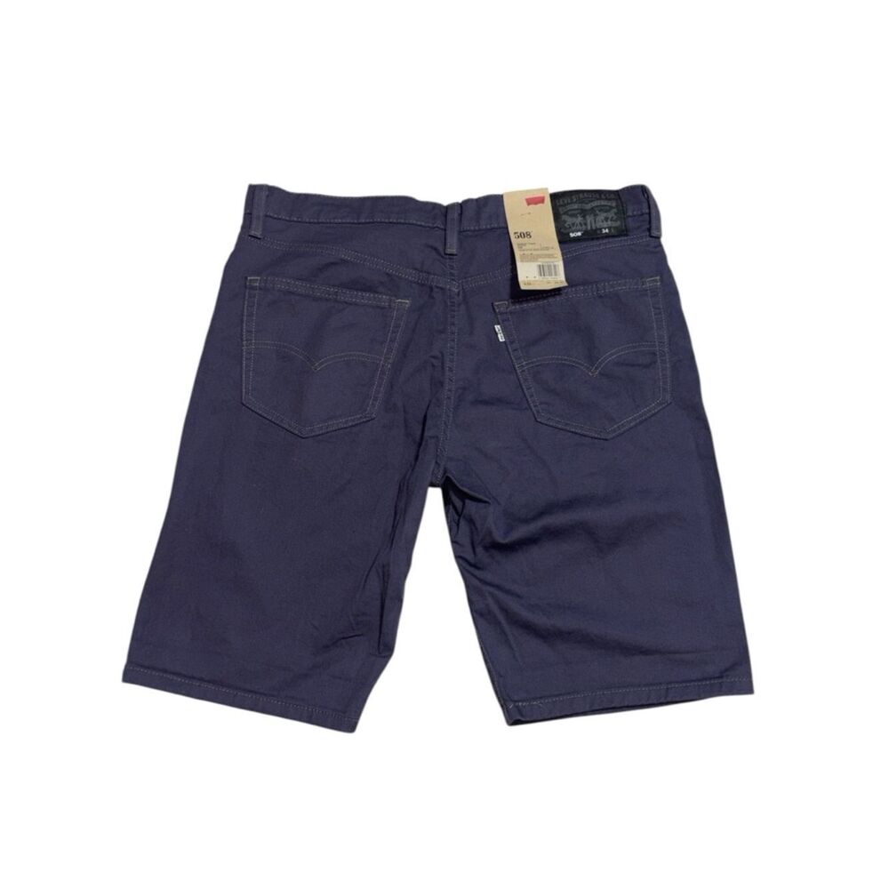 Levi's Men's 508 Regular Taper blue/purple Jean Shorts, 34